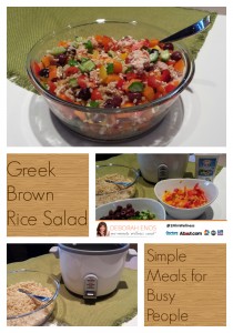 Deborah Enos Brown Rice Salad Recipe