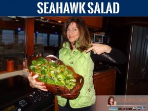 deborah enos seahawk salad recipe pregame football